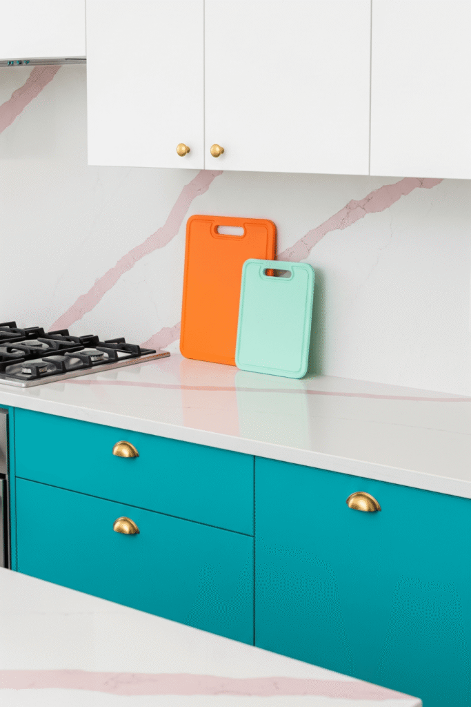 Contrasting Countertops