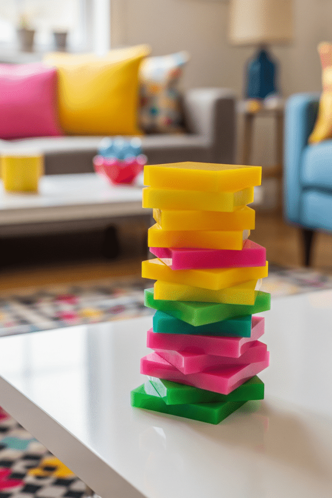  Color Blocked Coasters